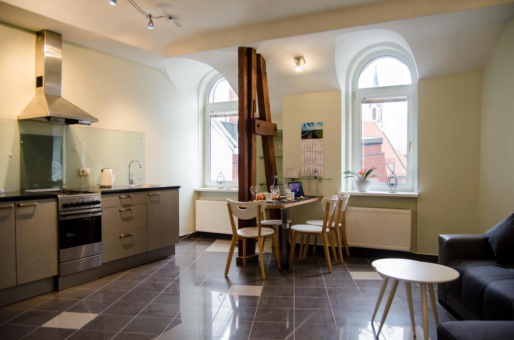 City Inn Riga Apartment, Old Town Panorama View With Parking Exterior foto